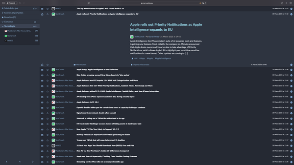 Todas tus noticias bajo control con FreshRSS: instálalo con Docker